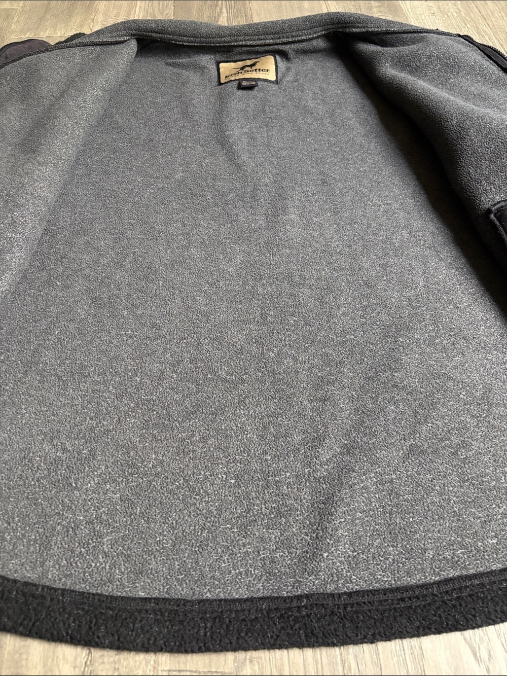 Irish Setter Black Wing Heather Fleece 2XL Jacket Hunting Heavy FullZip UltraDry - Picture 7 of 11